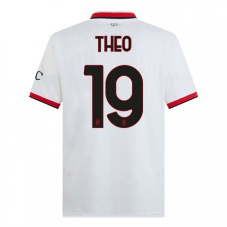 Koszulka AC Milan Theo 19 Wyjazdowe 2024-25 Koszulki Piłkarskie Krótki Rękaw